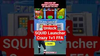 SQUID LAUNCHER IN CRAZY 1V1 FFA All Guns & Rides FORTNITE MAP #shorts  #fortnite #fortnitecreative