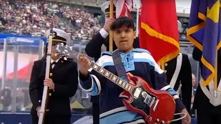 US National Anthem at the Winter Classic Seattle Kraken vs. Vegas Golden Knights January 1, 2024