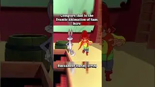 One of the best Bugs Bunny VS Yosemite Sam gags of all time  #animatedcharacters