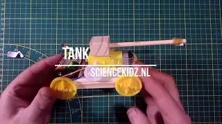 Tank | Technisch knutselen | Leuk voor een kinderfeestje!