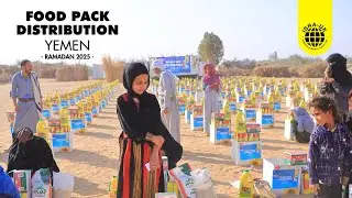 🇾🇪Ramadan Food packs for families in Yemen for just &pound;40 - Watch your donations in action 💛