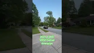 2021 bmw m340i VRSF catted downpipe launch 🚀