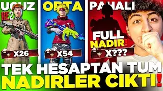 TEK HESAPTAN OYUNDAKİ T&Uuml;M NADİR SETLER &Ccedil;IKTI! (BAPE,R2,CREW 😲) UCUZ ORTA PAHALI! | PUBG Mobile
