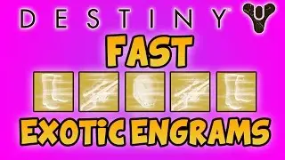 Destiny How To Get Fast Exotic Engrams With Friends | After TTK