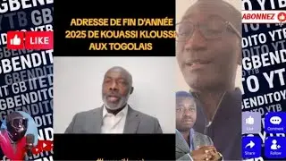 FORCE ARMEE DE LA LIBERATION DU TOGO MESSAGE DE FIN D'ANNEE AUX TOGOLAIS, CE QUI ARRIVE C'EST LOURD