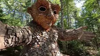Lilja - Thomas Dambo Troll - Guardians Of The Seeds - Coastal Maine Botanical Gardens