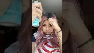 I spray painted my hair BLACK&hellip; 🫣😳💇🏻&zwj;♀️