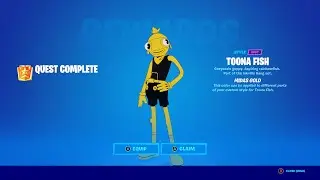Find Bottles of Midas Gold in Catty Corner - How to Unlock Midas Gold Toona Fish in Fortnite