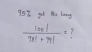 Factorials : Can you evaluate without calculators ? | Nice expression of numbers with factorials