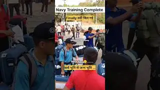 Navy Basic Training Complete 02/2025 batch Ship Training के लिए जा रहे #shorts #indiannavy #navylife