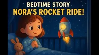 Nora and the Night Rocket 🚀 | Bedtime Story for Kids | Sleep Adventure in Space 🌙✨
