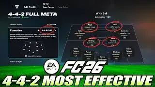 FC 26. Лучшие тактики и роли игроков в мета-схеме 4-4-2 для достижения элитного дивизиона!