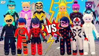 AKUMATIZED VS ORIGINAL TRANSFORMATION (COMPARISON) NO MIRACULOUS RP - MIRACULOUS ROBLOX!