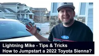 How to Jumpstart a 2022 Toyota Sienna - Lightning Mike