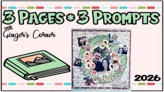 Using Paper Stash to Scrapbook 3 Pages * 3 Prompts | #scrapbookingideas