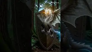The Dragon Shield&rsquo;s Fiery Power 🛡️🐉 #artifact #shield #dragon #fantasy #aiart #shorts