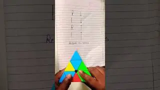 triangle cube new trick shots 2023 me Rubik's cube solve kaise 2022 3x3...@Nirasha mendulkar #short