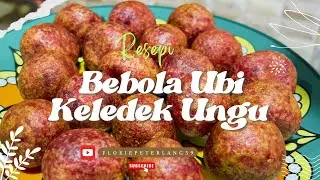 KMV11: Resepi Bebola Ubi Keledek Ungu, Sesuai untuk sarapan pagi @ Minum petang..