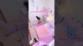 💭💞#bedroom #pink #aesthetic #room #dailylife #roomdecor #roomtour #dailyvlog #cleanroom