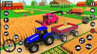 Modern Tractor Farming Driving Simulator 3D - New Tractor Games - Android Gameplay 