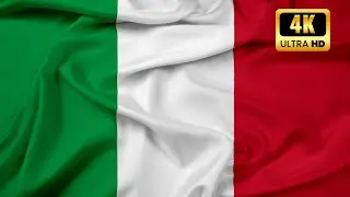 ITALY FLAG | FLAG OF ITALY | WAVING ITALY FLAG | 1 HOURS (4K UHD)