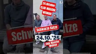 24. Oktober Schwarze Katze LIVE im Club Mascha WEIMAR #newmusic #indiepop #music #alternativemusic