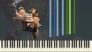 It's Just a House - Disney Pixar's UP [Piano Tutorial] (Synthesia)