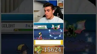 Shiny Golbat after 15,624 REs in HeartGold! #pokemon #shinypokemon #shorts