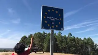 How do you cross the border between Portugal and Spain?
