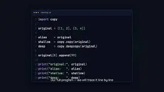 Copying Objects - Python for Beginners