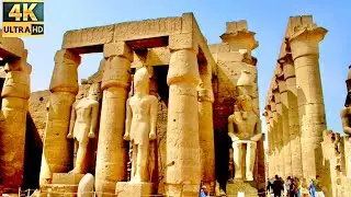 Temple of Karnak in Egypt. 4K 60fps.