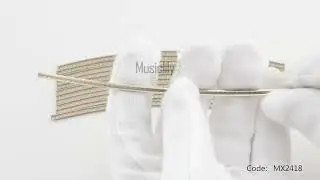 Sintoms E300147 Elite Series Nickel Silver Extra Hard 3.0mm Jumbo Electric Bass Fret Wire 360 show