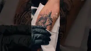 Roman clock tattoo | titanium ink | Jammu