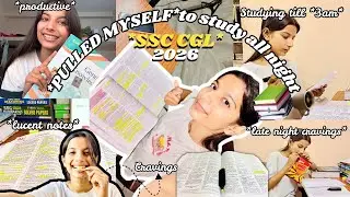 A *PRODUCTIVE NIGHT*in my life as a SSC ASPIRANT📚 ✨(studied whole night for the first time)✨❤️