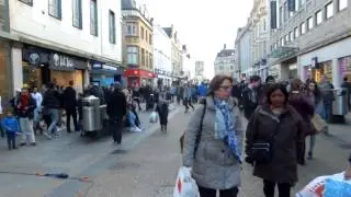 22. OxfordInside. Пешеходная улица в Оксфорде. Англия. Cornmarket Street in Oxford, Review. UK