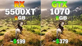 RX 5500 XT vs GTX 1070 - Test in 8 Games