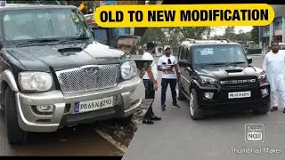 Fantastic Transformation ||  Old SCORPIO MODIFIED To NEW SCORPIO S10 By HYBRID CUSTOMS 👍