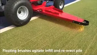 Redexim RTC, Synthetic Turf Tractor & Brush