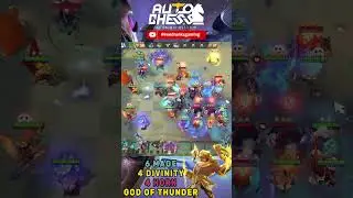 GOD OF THUNDER #autochess #dota2autochess #magicchess #teamfighttactics #tft #autobattler #shorts