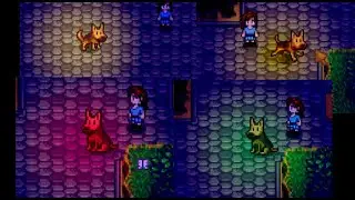 Stardew Mod - Glowing Pets - Never lose your furry friend in the dark again