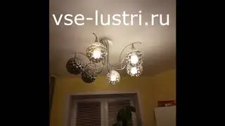 Потолочная люстра Eurosvet Clio 70102/6 серебро