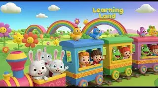 Train Ride Through Learning Land Song for Kids | Educational Train Song, Nursery Rhymes, Baby Songs