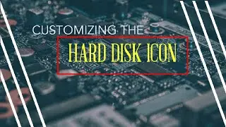 Changing the hard drive Icon / Partition icon/ fix hard disk icon windows 10/restore hard disk icon