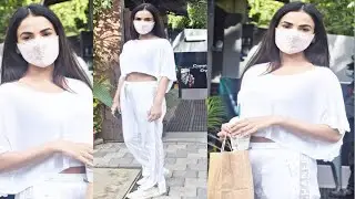 Gorgeous Sonal chauhan snapped at cafe in juhu|sonal chauhan|