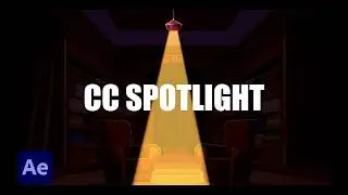 ANIMATE LIGHT WITH CC SPOTLIGHT EFFECT | After Effects Tutorial 