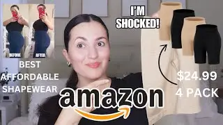I TRIED THE BEST AFFORDABLE SHAPEWEAR  ON AMAZON!! YOU ACTUALLY NEED THIS!