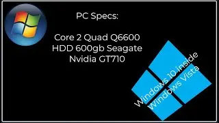 Windows 10 Inside Windows Vista (Tiny10)