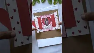 Valentine&rsquo;s Day gift idea &hearts;️ #shorts #diy #handmade #easy #cards #best #couple #bf #craft #trending