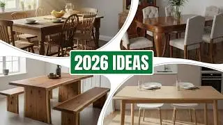 Modern Wooden Dining Table Designs 2026 | Best Solid Wood Dining Table Ideas