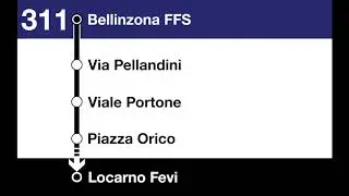 annunci FART - 311 Bellinzona - Sementina - Gordola - Tenero - Locarno